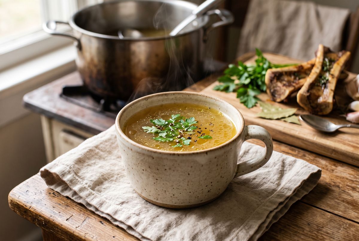 Glycine-Rich Bone Broth