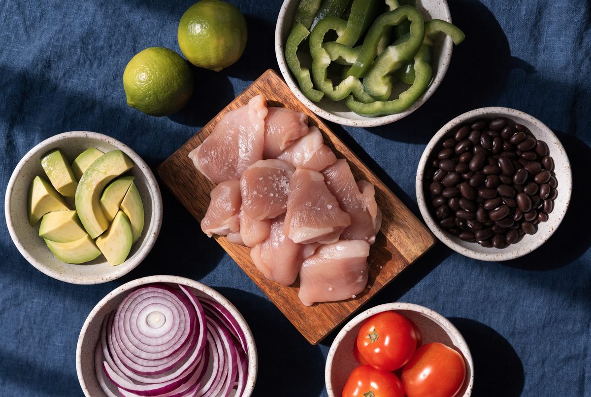 Chicken Fajita Potassium Bowl ingredients