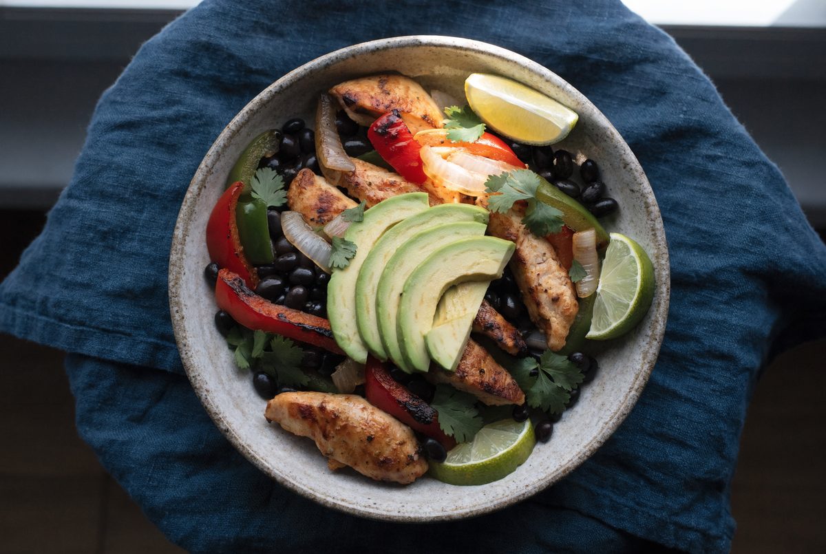 Chicken Fajita Potassium Bowl