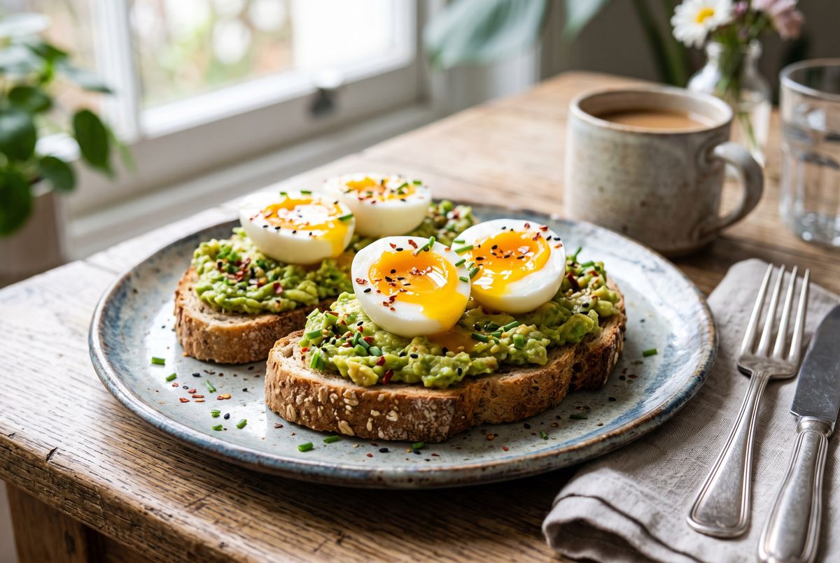 Choline Egg & Avocado Toast