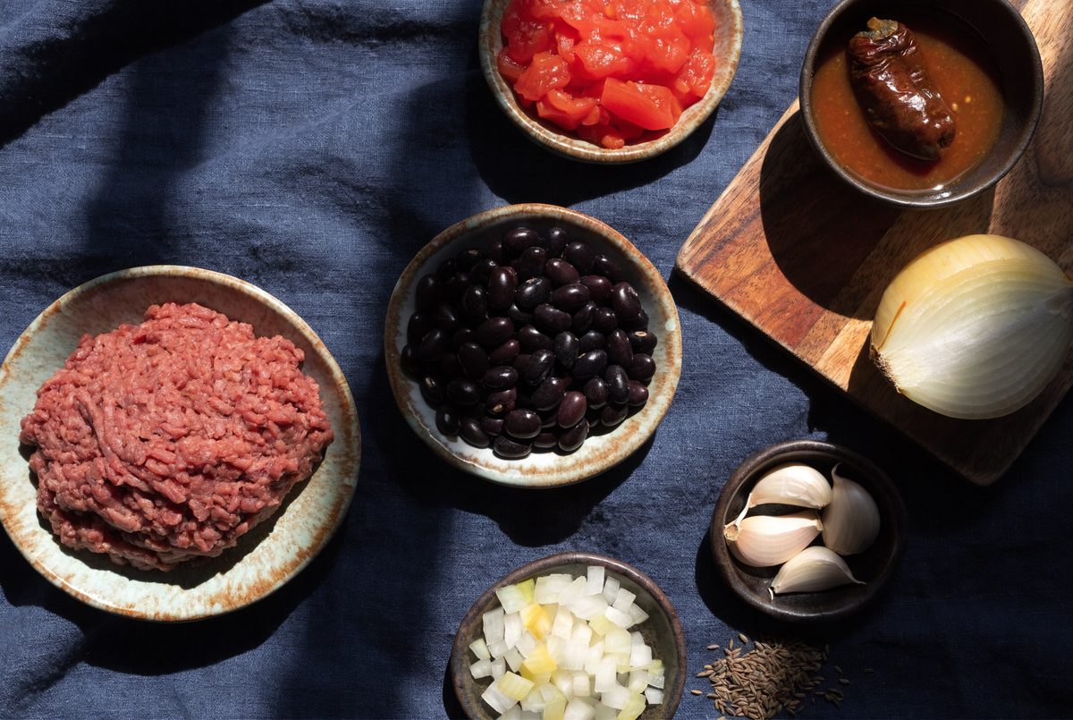 Bison & Black Bean Chili ingredients