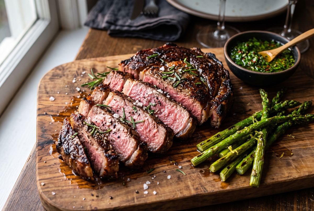Creatine from Food: Steak with Chimichurri