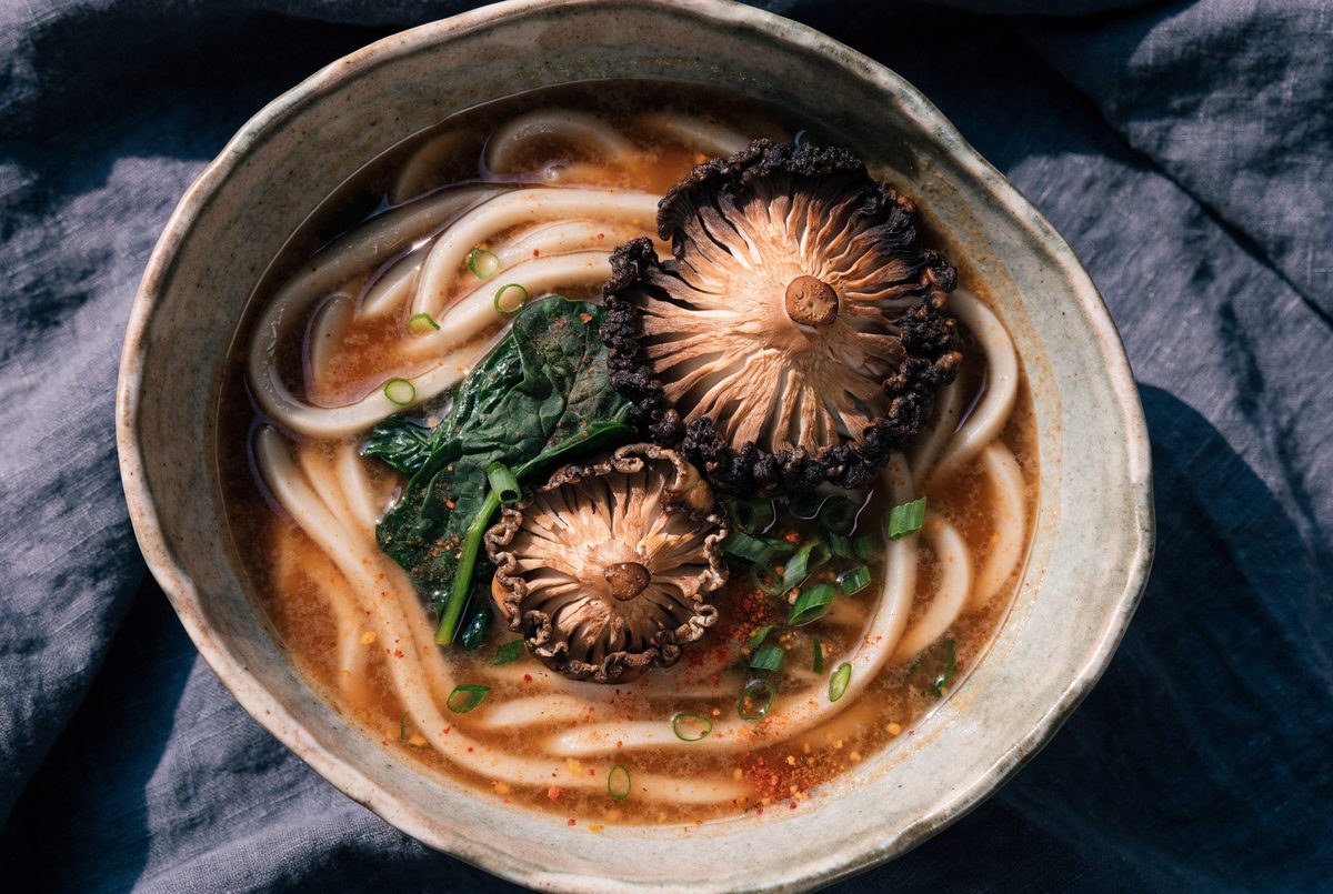 Maitake & Miso Udon Bowl
