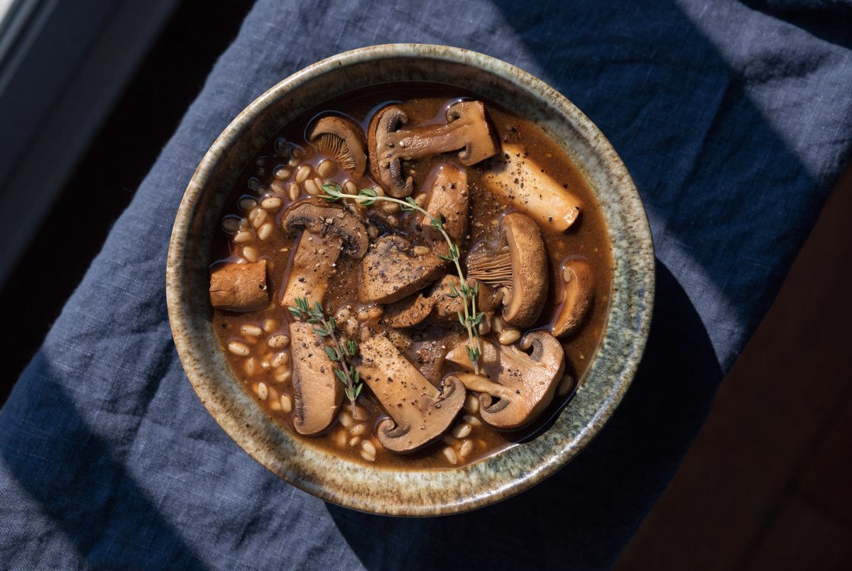 Porcini & Pearl Barley Stew
