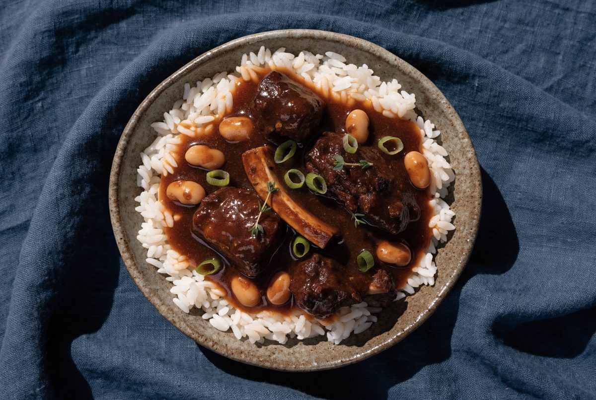 Jamaican Oxtail & Butter Bean Stew