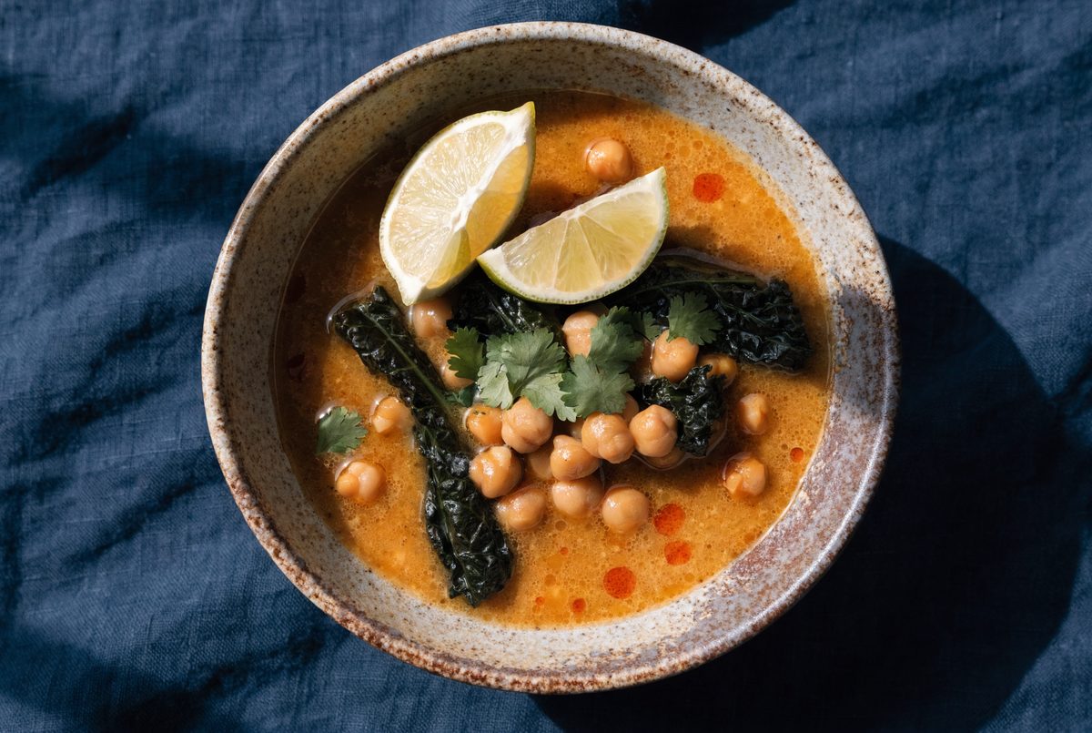 Miso–Chickpea Coconut Stew