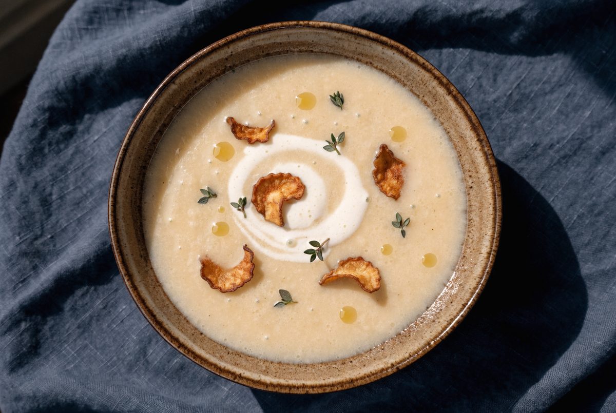 Sunchoke, Leek & Potato Prebiotic Soup