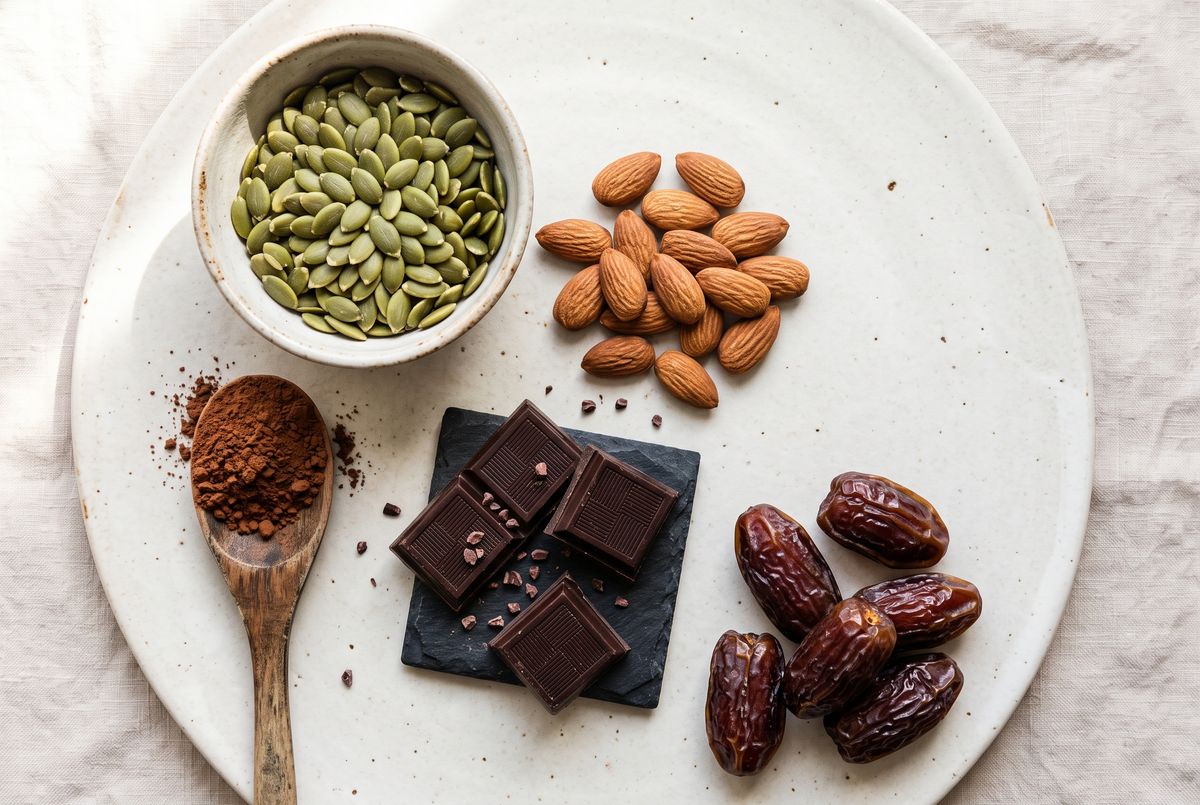 Magnesium Pumpkin Seed & Cacao Bites ingredients