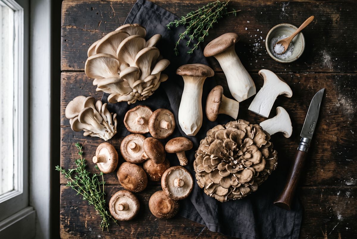 Ergothioneine Mushroom Soup ingredients