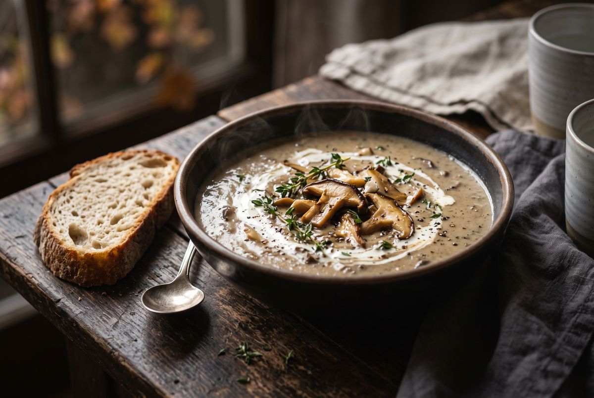 Ergothioneine Mushroom Soup