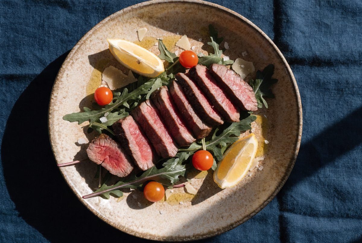 Seared Steak & Wild Arugula Salad
