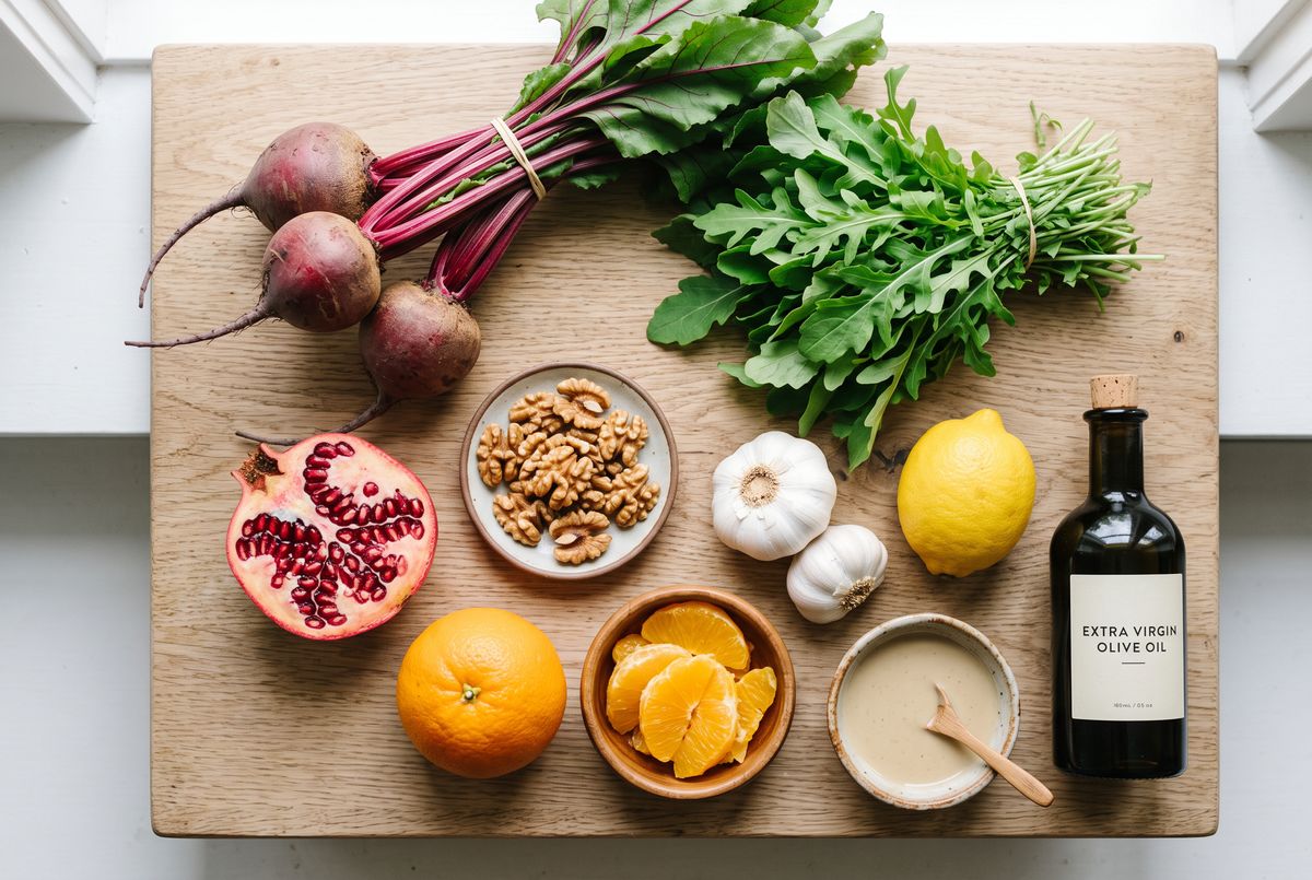 Fresh ingredients for the nitric-oxide bowl
