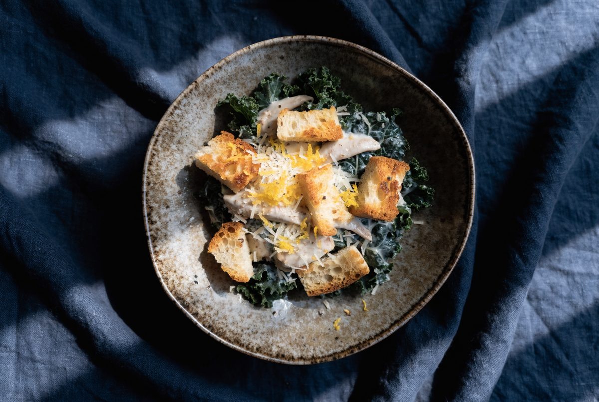 Anchovy & Lacinato Kale Caesar