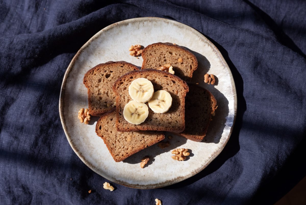 Flax & Walnut Banana Bread