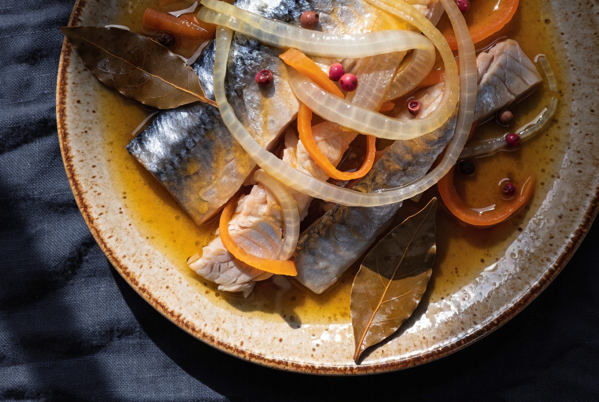 Mackerel Escabeche with Sweet Onions