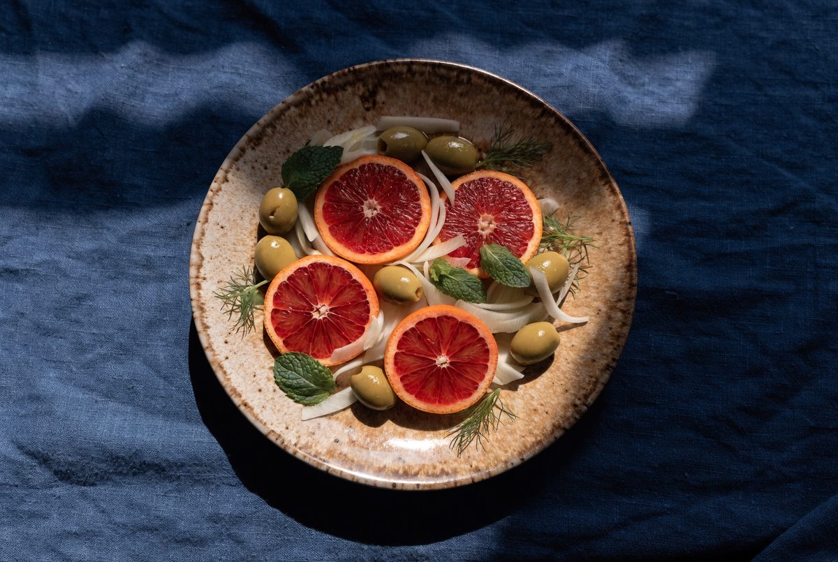 Blood Orange, Fennel & Olive Salad