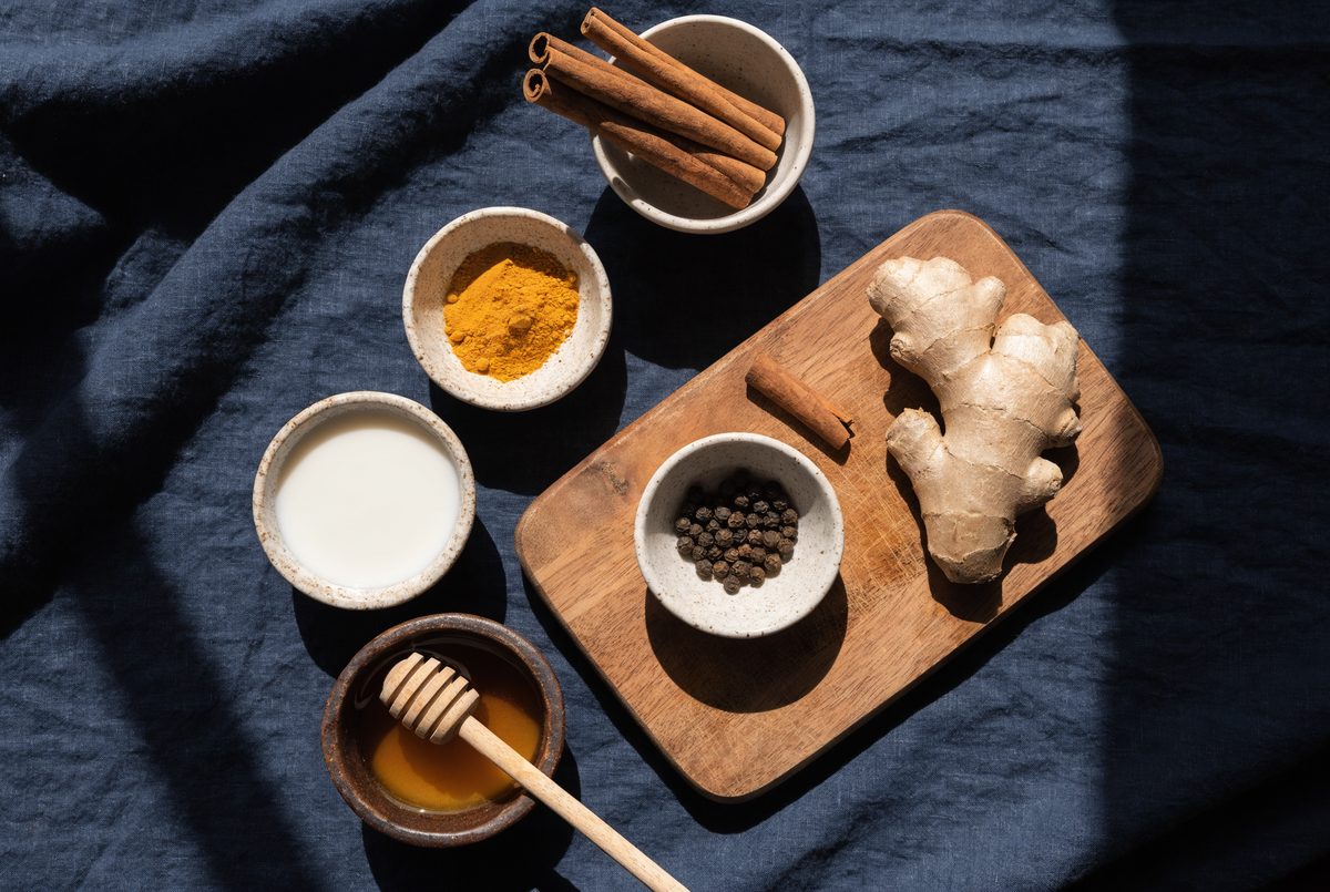 Golden Milk Sleep Latte ingredients