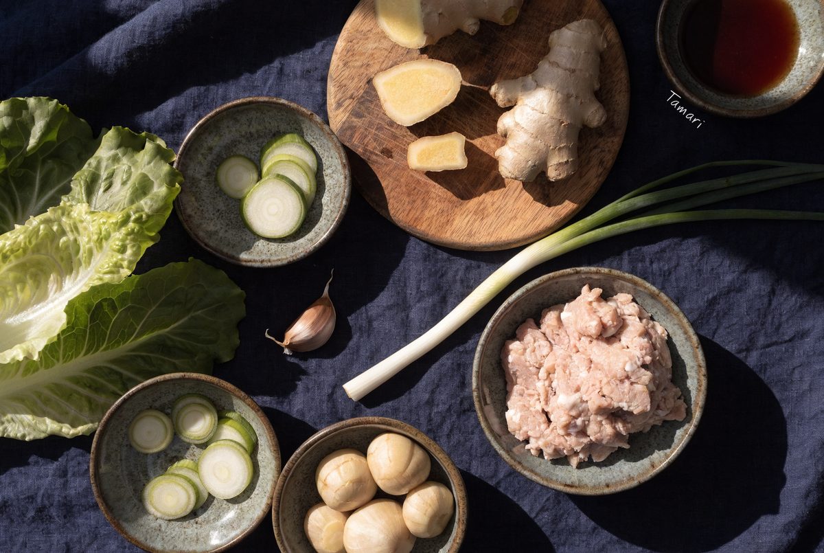 Turkey & Ginger Lettuce Wraps ingredients