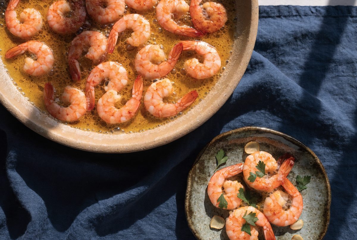 Gambas al Ajillo: Garlic Chili Shrimp