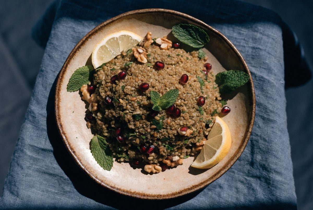 Pomegranate & Freekeh Tabbouleh